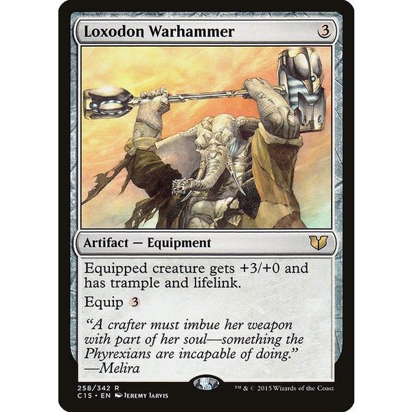 Magic: The Gathering Loxodon Warhammer (258) Moderately Played