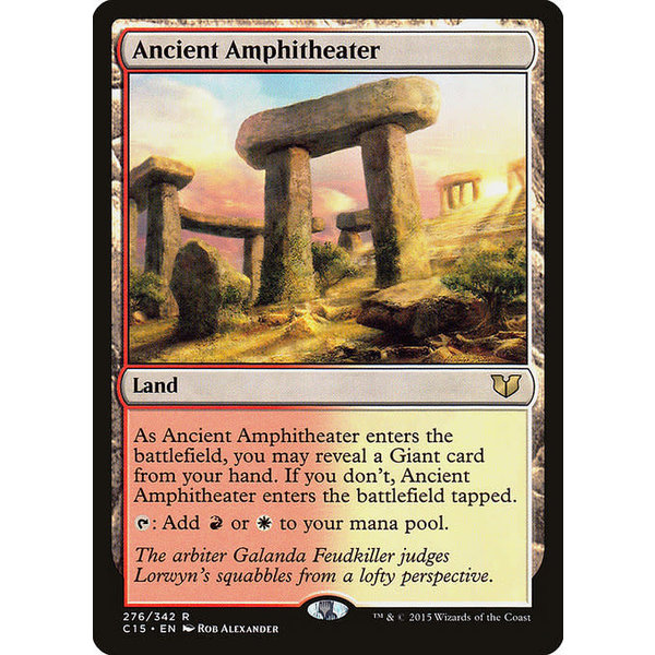 Magic: The Gathering Ancient Amphitheater (276) Moderately Played