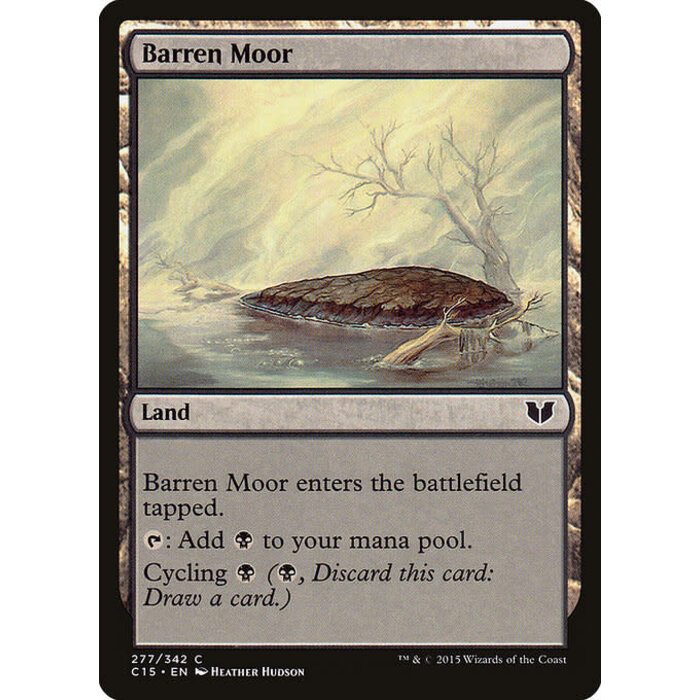 Magic: The Gathering Barren Moor (277) Lightly Played