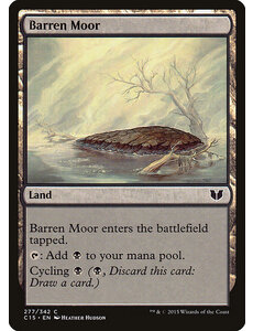 Magic: The Gathering Barren Moor (277) Moderately Played