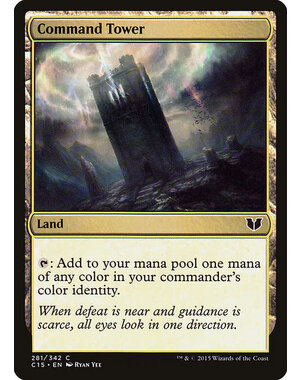 Magic: The Gathering Command Tower (281) Lightly Played