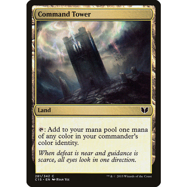Magic: The Gathering Command Tower (281) Lightly Played