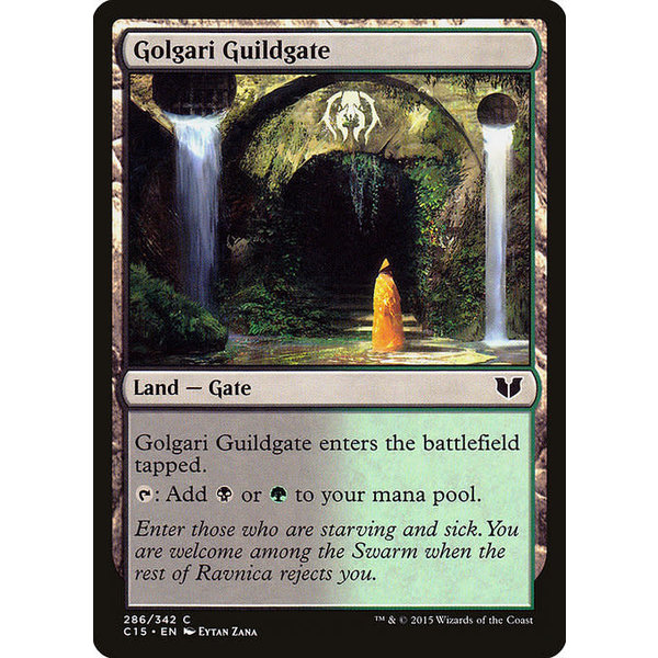 Magic: The Gathering Golgari Guildgate (286) Lightly Played