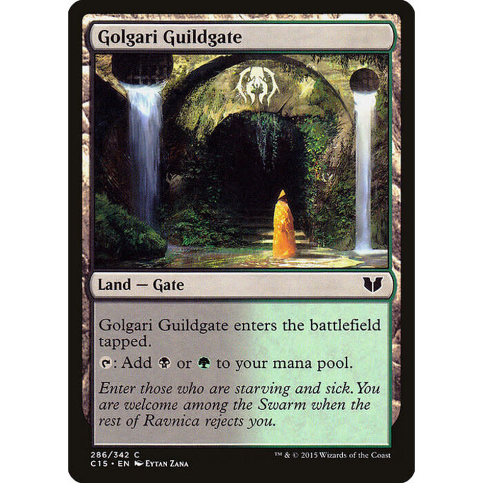Magic: The Gathering Golgari Guildgate (286) Moderately Played