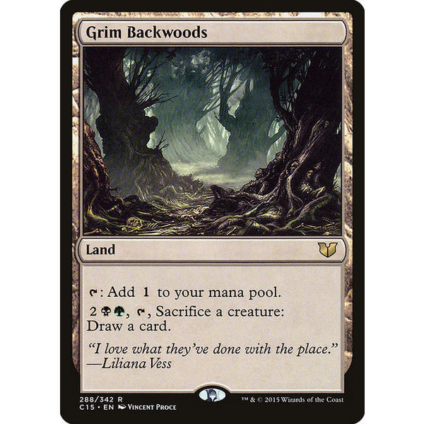 Magic: The Gathering Grim Backwoods (288) Lightly Played