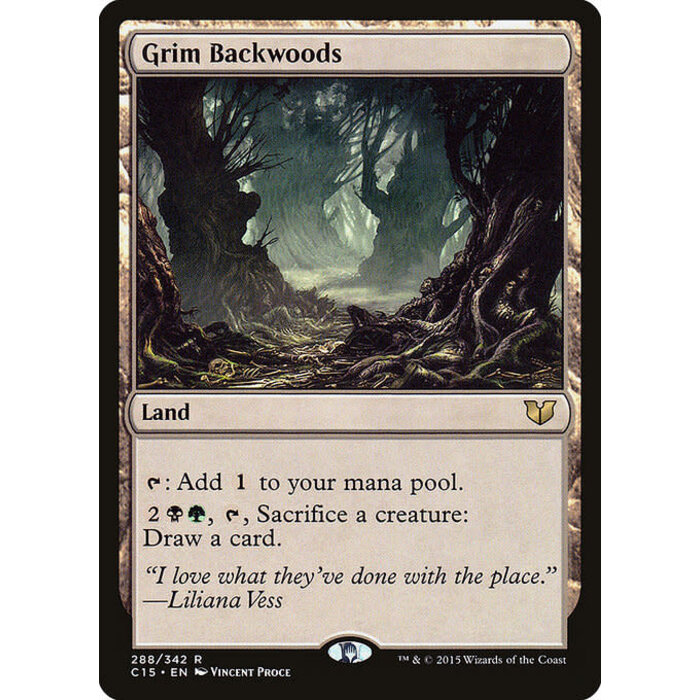 Magic: The Gathering Grim Backwoods (288) Lightly Played