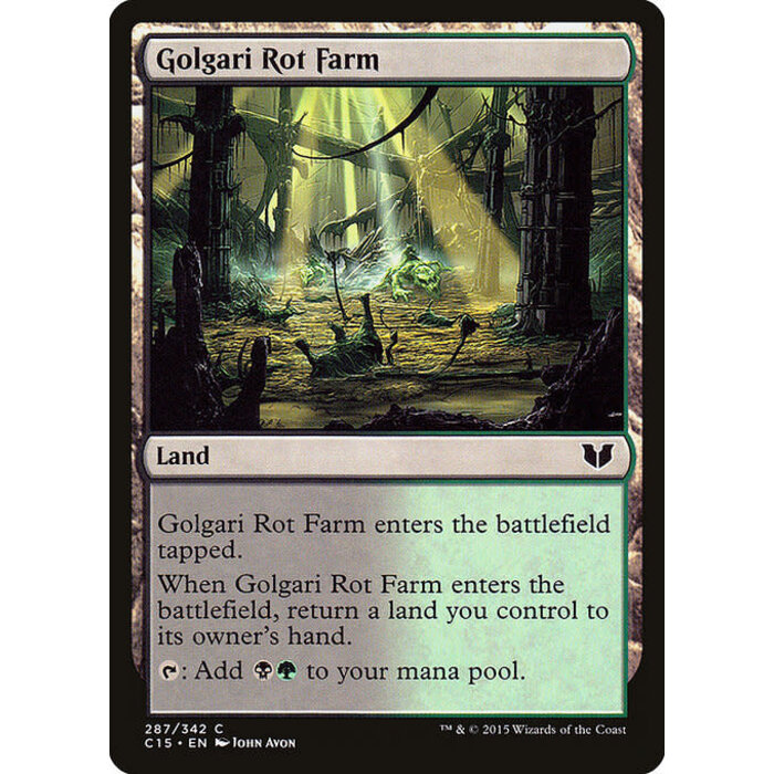 Magic: The Gathering Golgari Rot Farm (287) Moderately Played