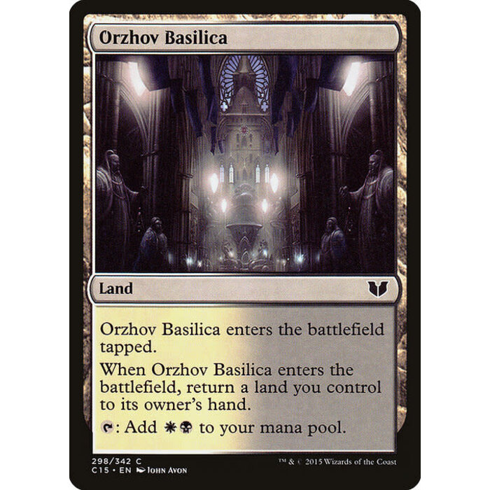 Magic: The Gathering Orzhov Basilica (298) Lightly Played