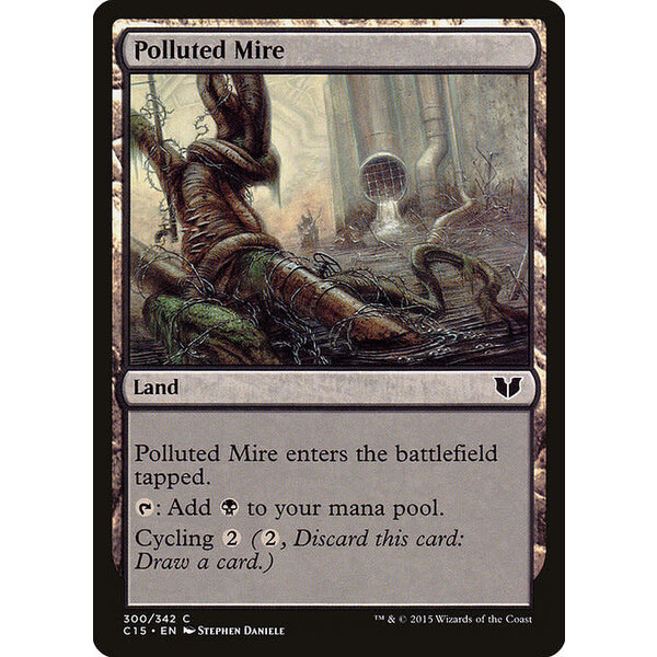 Magic: The Gathering Polluted Mire (300) Moderately Played