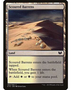 Magic: The Gathering Scoured Barrens (303) Lightly Played