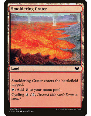 Magic: The Gathering Smoldering Crater (308) Lightly Played