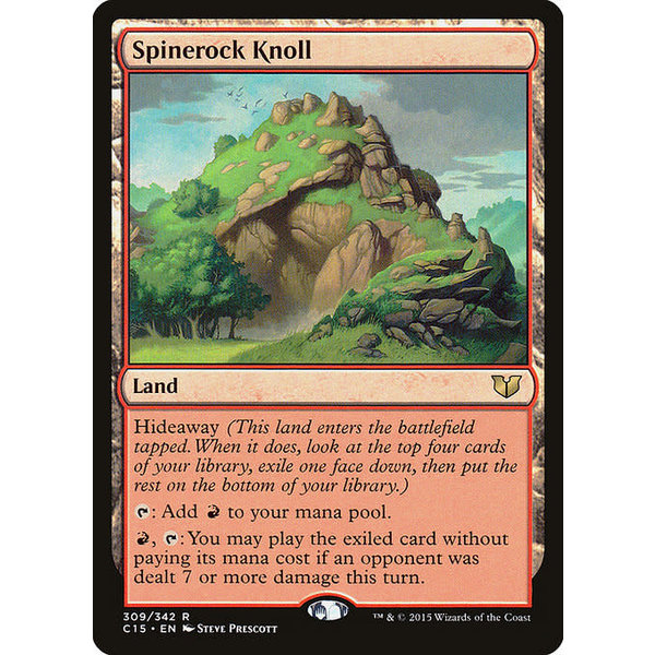 Magic: The Gathering Spinerock Knoll (309) Lightly Played