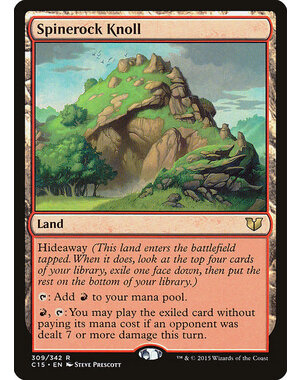 Magic: The Gathering Spinerock Knoll (309) Moderately Played