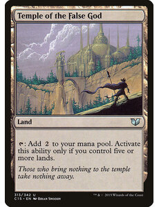 Magic: The Gathering Temple of the False God (313) Lightly Played