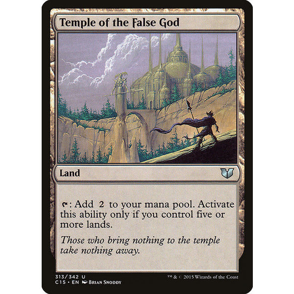 Magic: The Gathering Temple of the False God (313) Lightly Played