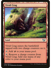 Magic: The Gathering Vivid Crag (316) Lightly Played