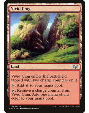 Magic: The Gathering Vivid Crag (316) Lightly Played