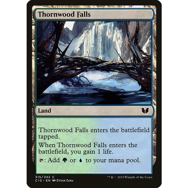 Magic: The Gathering Thornwood Falls (315) Lightly Played
