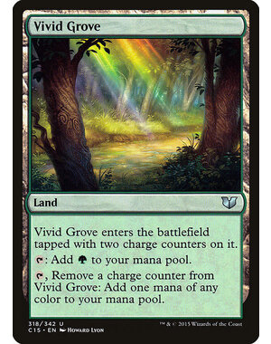 Magic: The Gathering Vivid Grove (318) Lightly Played