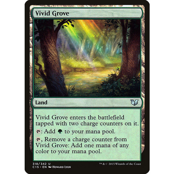 Magic: The Gathering Vivid Grove (318) Lightly Played