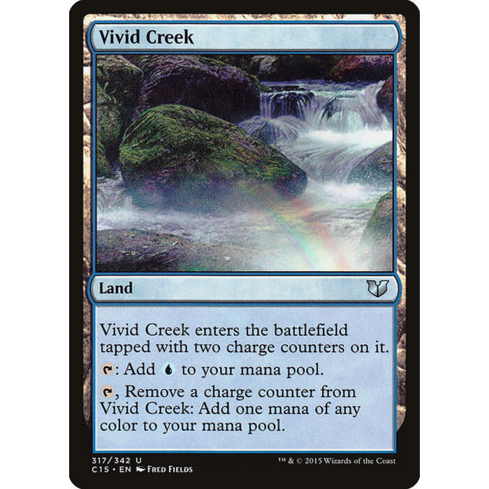 Magic: The Gathering Vivid Creek (317) Moderately Played