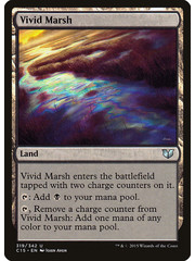Magic: The Gathering Vivid Marsh (319) Lightly Played