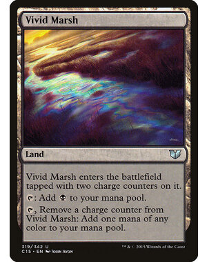 Magic: The Gathering Vivid Marsh (319) Lightly Played