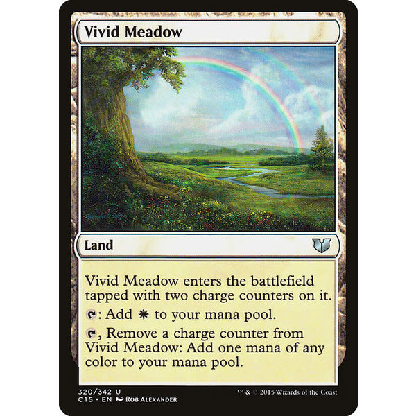 Magic: The Gathering Vivid Meadow (320) Lightly Played