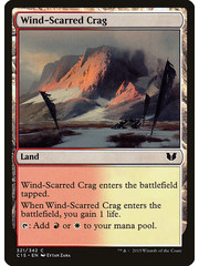 Magic: The Gathering Wind-Scarred Crag (321) Lightly Played