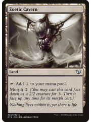 Magic: The Gathering Zoetic Cavern (322) Lightly Played