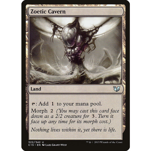 Magic: The Gathering Zoetic Cavern (322) Lightly Played