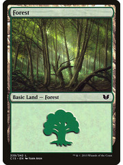 Magic: The Gathering Forest (339) Lightly Played