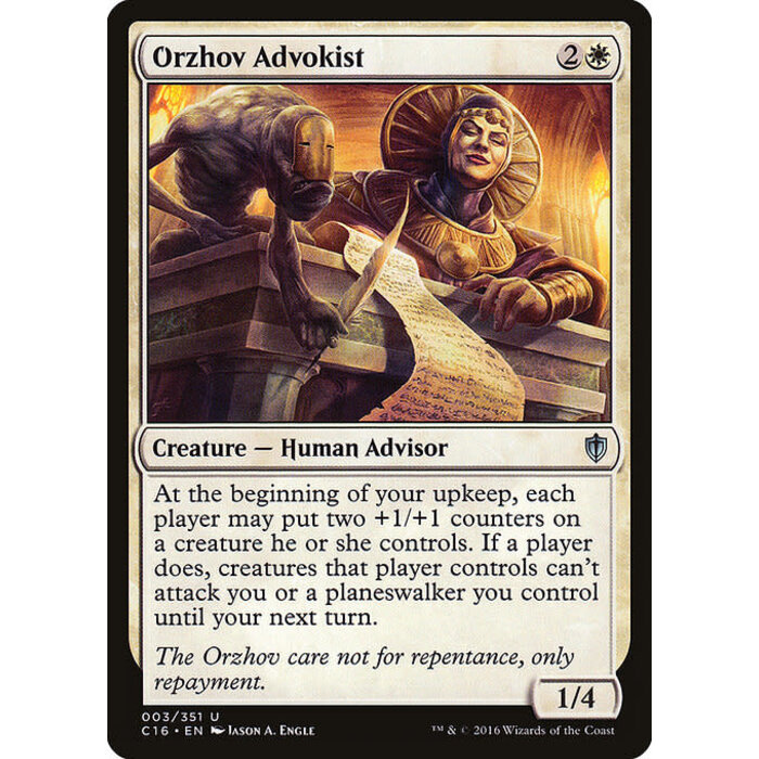 Magic: The Gathering Orzhov Advokist (003) Lightly Played