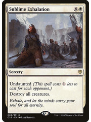Magic: The Gathering Sublime Exhalation (005) Lightly Played