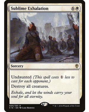 Magic: The Gathering Sublime Exhalation (005) Lightly Played