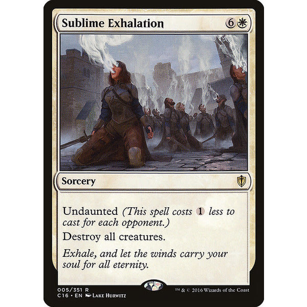Magic: The Gathering Sublime Exhalation (005) Lightly Played