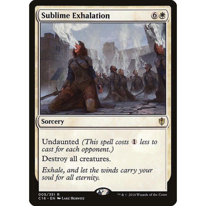 Magic: The Gathering Sublime Exhalation (005) Lightly Played