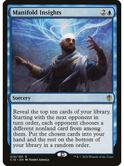 Magic: The Gathering Manifold Insights (010) Lightly Played