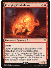 Magic: The Gathering Charging Cinderhorn (016) Lightly Played
