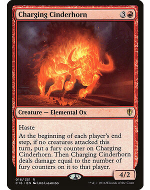 Magic: The Gathering Charging Cinderhorn (016) Lightly Played