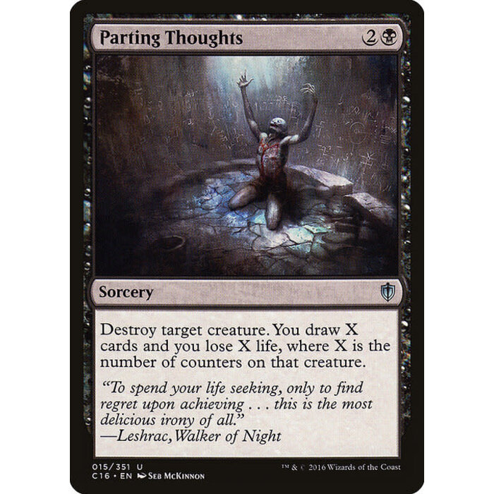 Magic: The Gathering Parting Thoughts (015) Lightly Played
