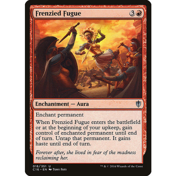 Magic: The Gathering Frenzied Fugue (018) Lightly Played