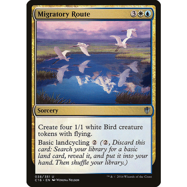 Magic: The Gathering Migratory Route (038) Moderately Played