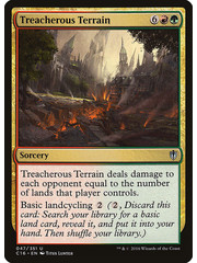 Magic: The Gathering Treacherous Terrain (047) Lightly Played