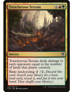 Magic: The Gathering Treacherous Terrain (047) Lightly Played