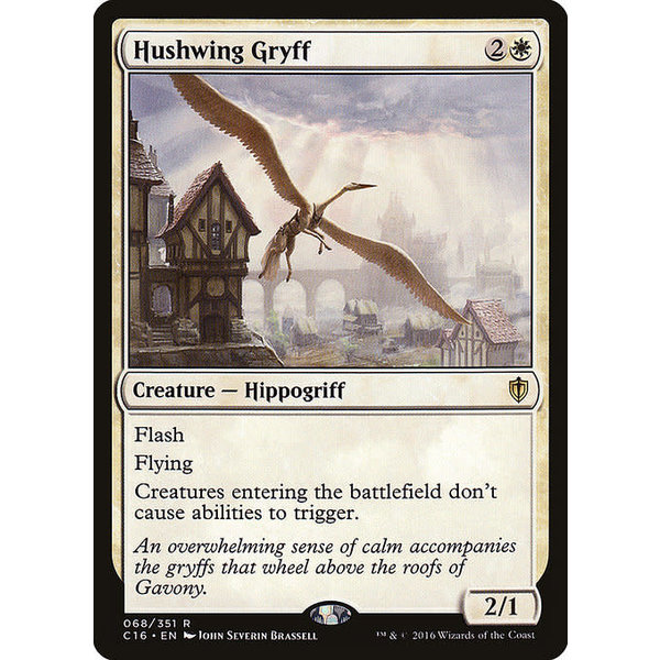 Magic: The Gathering Hushwing Gryff (068) Moderately Played