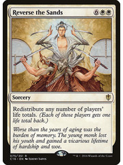 Magic: The Gathering Reverse the Sands (075) Lightly Played