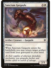 Magic: The Gathering Sanctum Gargoyle (076) Lightly Played