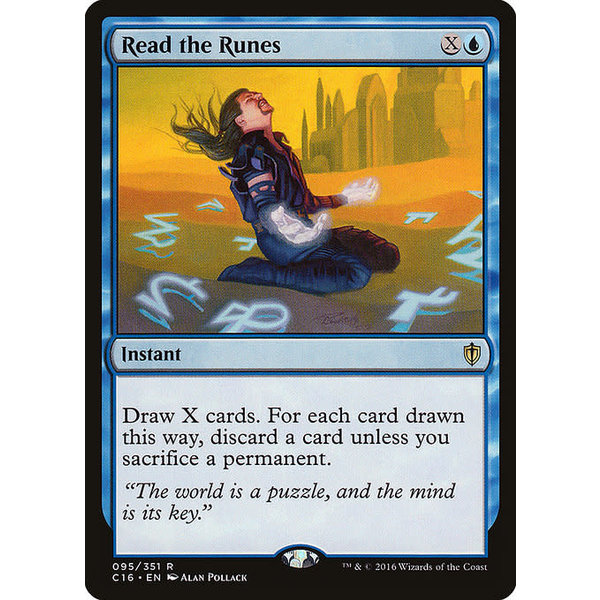 Magic: The Gathering Read the Runes (095) Lightly Played