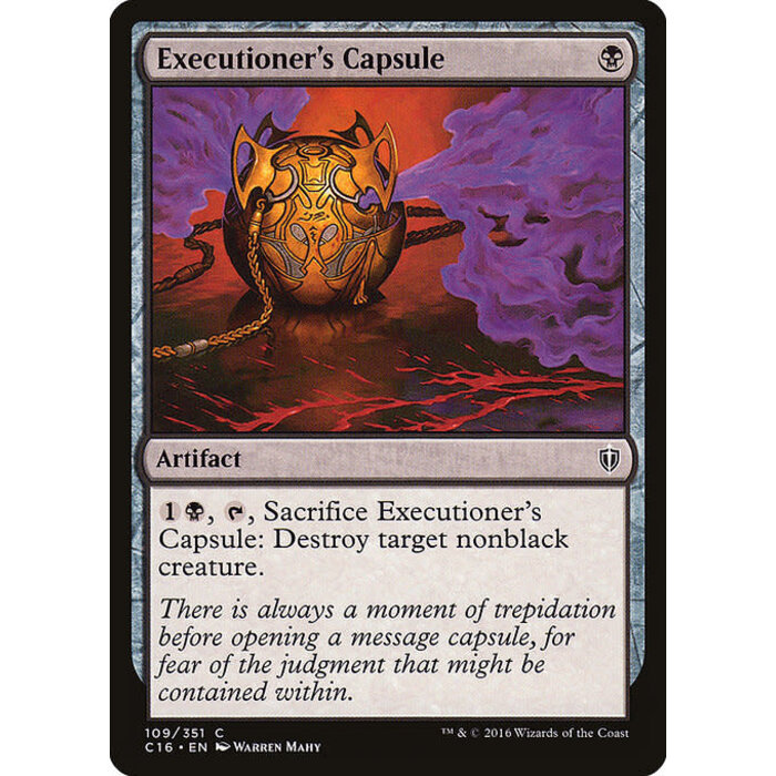 Magic: The Gathering Executioner's Capsule (109) Lightly Played